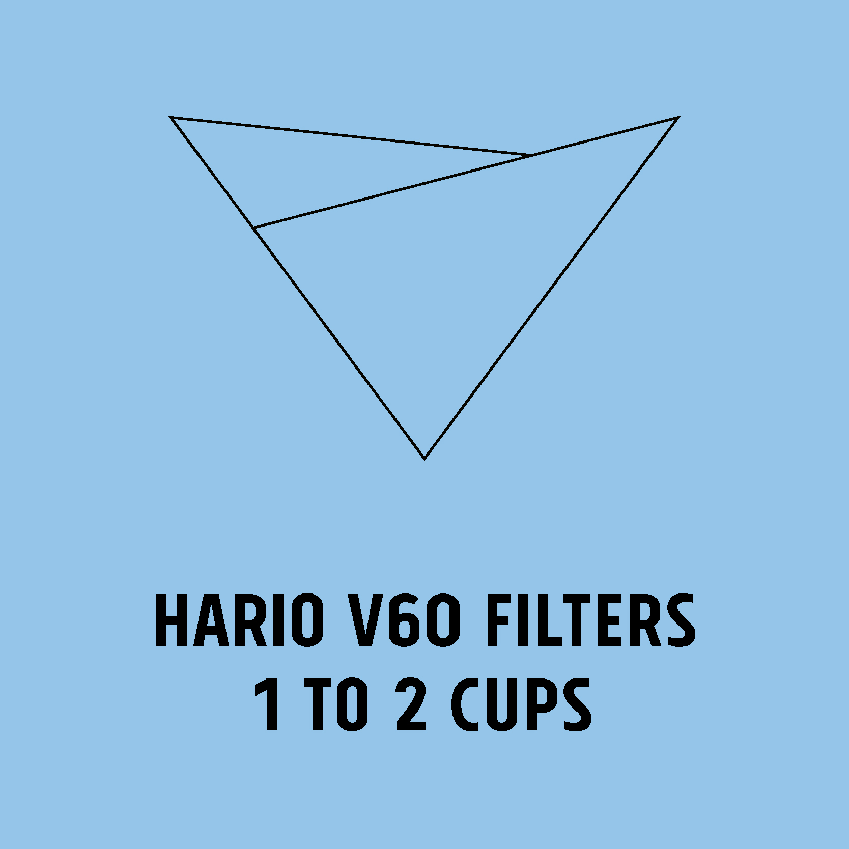 Hario V60 Filters - 1 to 2 cups