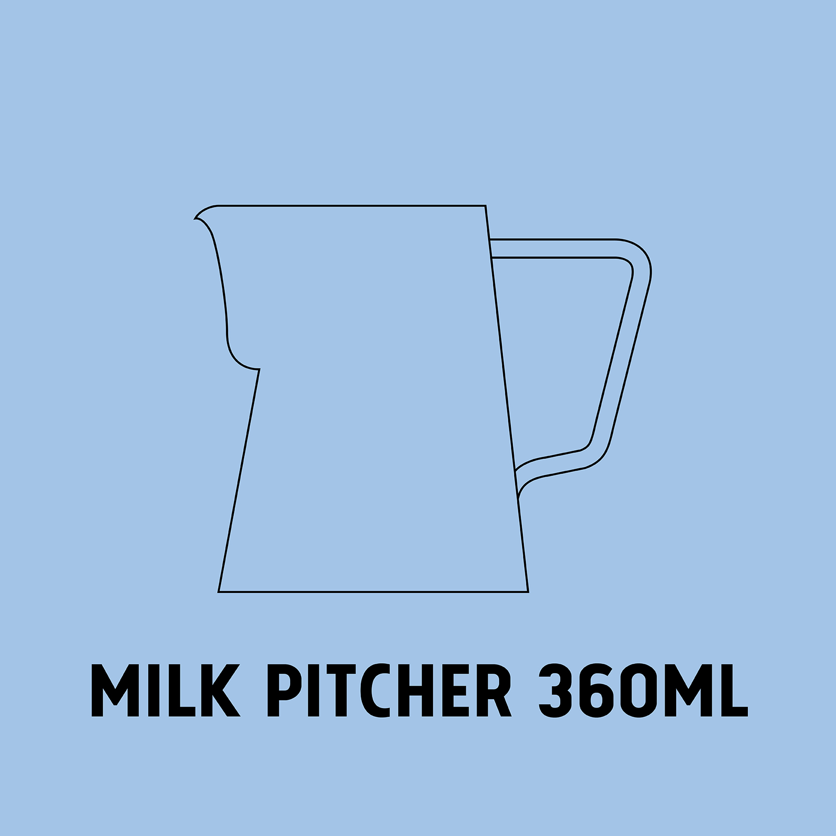 Rhino Classic Milk Pitcher 360 ml